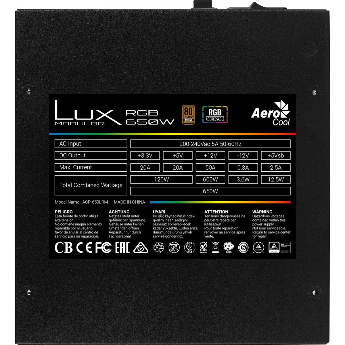 Aerocool Lux RGB 650W
